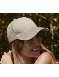 B-B62N-Organic Cotton 5 Panel Cap 2